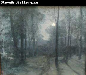 unknown artist Forest Clearing at Night